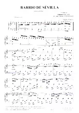 télécharger la partition d'accordéon Barrio de Sévilla (Paso Doble) au format PDF