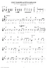 download the accordion score C'est toujours la fête à quelqu'un (Marche-Disco Chantée) in PDF format