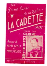 scarica la spartito per fisarmonica La cadette (Créée par : Gilbert Hofstetter) (Valse Musette) in formato PDF