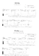 descargar la partitura para acordeón Emily (4 voix) (Arrangement : Florence Pinvidic) (Accordéon Diatonique) en formato PDF