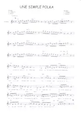 descargar la partitura para acordeón Une simple polka en formato PDF