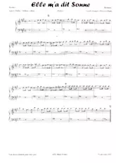 descargar la partitura para acordeón Elle m'a dit sonne (Madison) en formato PDF