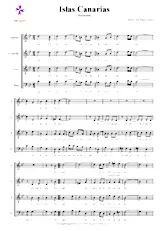 descargar la partitura para acordeón Islas Canarias (Paso Doble) (SATB) en formato PDF
