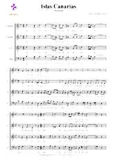 télécharger la partition d'accordéon Islas Canarias (Paso Doble) (SATB) au format PDF