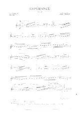 descargar la partitura para acordeón Espérance (Valse) en formato PDF