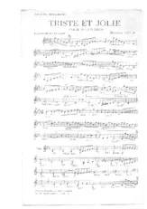 scarica la spartito per fisarmonica Triste et jolie (Valse) in formato PDF