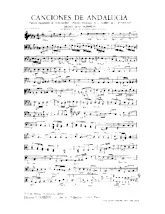 descargar la partitura para acordeón Canciones de Andalucia (Paso Doble) en formato PDF