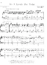 scarica la spartito per fisarmonica It's a lovely day today (Arrangement : Cliff Scholl) (Fox) in formato PDF