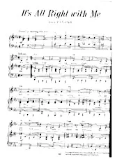 scarica la spartito per fisarmonica It's all right with me (Du Film : Can Can) (Arrangement : Albert Sirmay) (Fox) in formato PDF