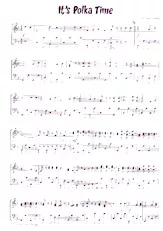 download the accordion score It's polka time in PDF format