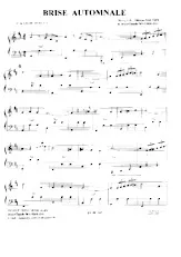 scarica la spartito per fisarmonica Brise automnale (Valse Musette) in formato PDF