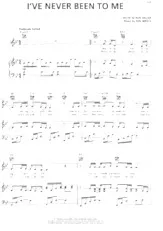 télécharger la partition d'accordéon I've never been to me (Chant : Charlene) (Slow) au format PDF