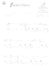 télécharger la partition d'accordéon Jardin d'hiver (Chant : Henri Salvador) (Bossa) au format PDF