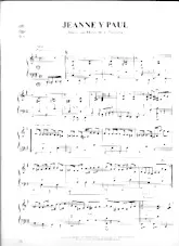 télécharger la partition d'accordéon Jeanne y Paul (Arrangement : Frank Marocco) (Tango) au format PDF