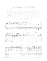 télécharger la partition d'accordéon Jesus loves the little children (Marche) au format PDF