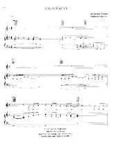 scarica la spartito per fisarmonica Jesus nacio (Boléro) (Chant de Noël) in formato PDF