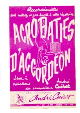 télécharger la partition d'accordéon Acrobaties d'accordéon (Java à Variations) au format PDF