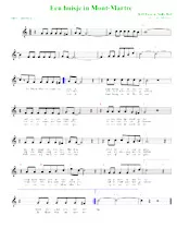 télécharger la partition d'accordéon Een huisje in Mont-Martre (Arrangement : Luc Markey) (Chant : Will Tura) (Slow Rumba) au format PDF