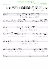télécharger la partition d'accordéon Eenzaam zonder jou (Arrangement : Luc Markey) (Chant : Will Tura) (Slow Rock) au format PDF