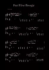 télécharger la partition d'accordéon Für Elise Boogie (Lettre à Elise) au format PDF