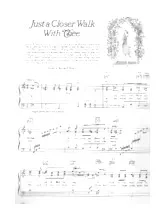 descargar la partitura para acordeón Just a closer walk with thee (Arrangement : Kenneth Morris) (Chant : Red Foley) (Slow Blues) en formato PDF