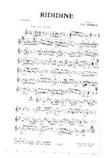 descargar la partitura para acordeón Rididine (Java Mazurka) en formato PDF