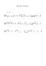 scarica la spartito per fisarmonica Kalina, Malina (Polish folk-Legionary song) (Marche Polka) in formato PDF