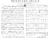 scarica la spartito per fisarmonica Kentucky blues (I've got the blues for my Kentucky Home) (Arrangement : Geo J Trinkans) (Fox-Trot) in formato PDF