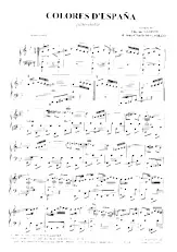 descargar la partitura para acordeón Colorès de España (Paso Doble) en formato PDF