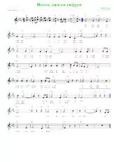 descargar la partitura para acordeón Horen, zien en zwijgen (Arrangement: Luc Markey) (Valse Lente) en formato PDF