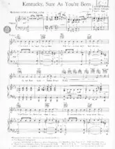 download the accordion score Kentucky, sure as you're born (Slow Fox-Trot) in PDF format