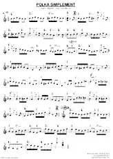 descargar la partitura para acordeón Polka simplement en formato PDF