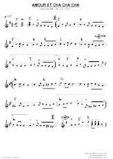 descargar la partitura para acordeón Amour et cha cha cha en formato PDF