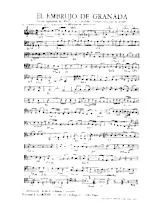 télécharger la partition d'accordéon El embrujo de Granada (Paso Doble) au format PDF