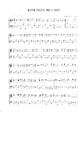 scarica la spartito per fisarmonica Kom dans met mij (Fox-Trot) in formato PDF