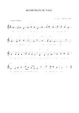 télécharger la partition d'accordéon Komendancie Nasz (Onze Commandant) (Marche Polka) au format PDF