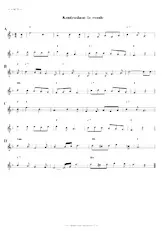 télécharger la partition d'accordéon Kontradans 1e Ronde (Valse) (Folk) au format PDF
