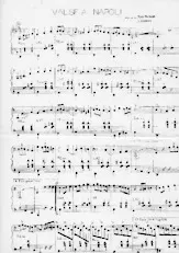 scarica la spartito per fisarmonica Valse à Napoli in formato PDF
