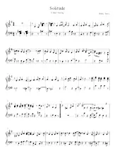 télécharger la partition d'accordéon Solitude (Valse Swing) au format PDF
