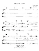 télécharger la partition d'accordéon La Anunciacion (Chant : Marcos Witt) (Disco Soul) au format PDF