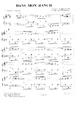 descargar la partitura para acordeón Dans mon ranch (Country Marche) en formato PDF