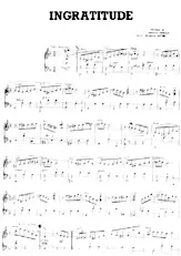 scarica la spartito per fisarmonica Ingratitude (Arrangement : André Astier) (Valse) in formato PDF