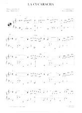 télécharger la partition d'accordéon La cucaracha (Arrangement : Pablo Domingo) (Cha Cha) au format PDF