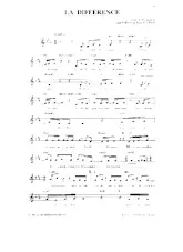 download the accordion score La différence (Slow) in PDF format