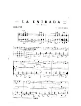 descargar la partitura para acordeón La entrada (Orchestration) (Paso Doble) en formato PDF