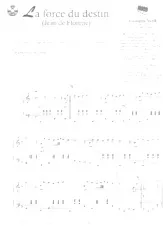 télécharger la partition d'accordéon La force du destin (Du Film : Jean de Florette) (Slow) au format PDF