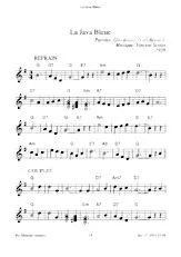download the accordion score La java bleue in PDF format