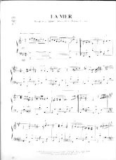 télécharger la partition d'accordéon La mer (Arrangement : Frank Marocco) (Slow Fox-Trot) au format PDF