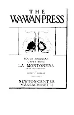 scarica la spartito per fisarmonica La Montonéra (South American Gipsy song) (Valse Lente) in formato PDF