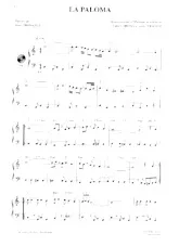 télécharger la partition d'accordéon La Paloma (Arrangement : Luis Corona) (Slow Rumba) au format PDF